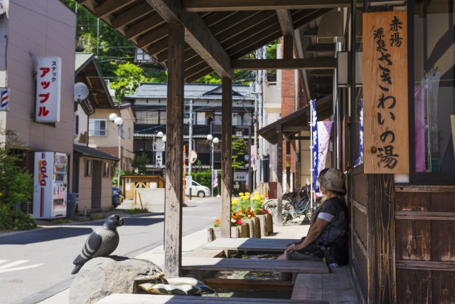 旅先の画像