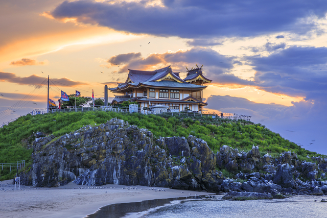 旅先の画像